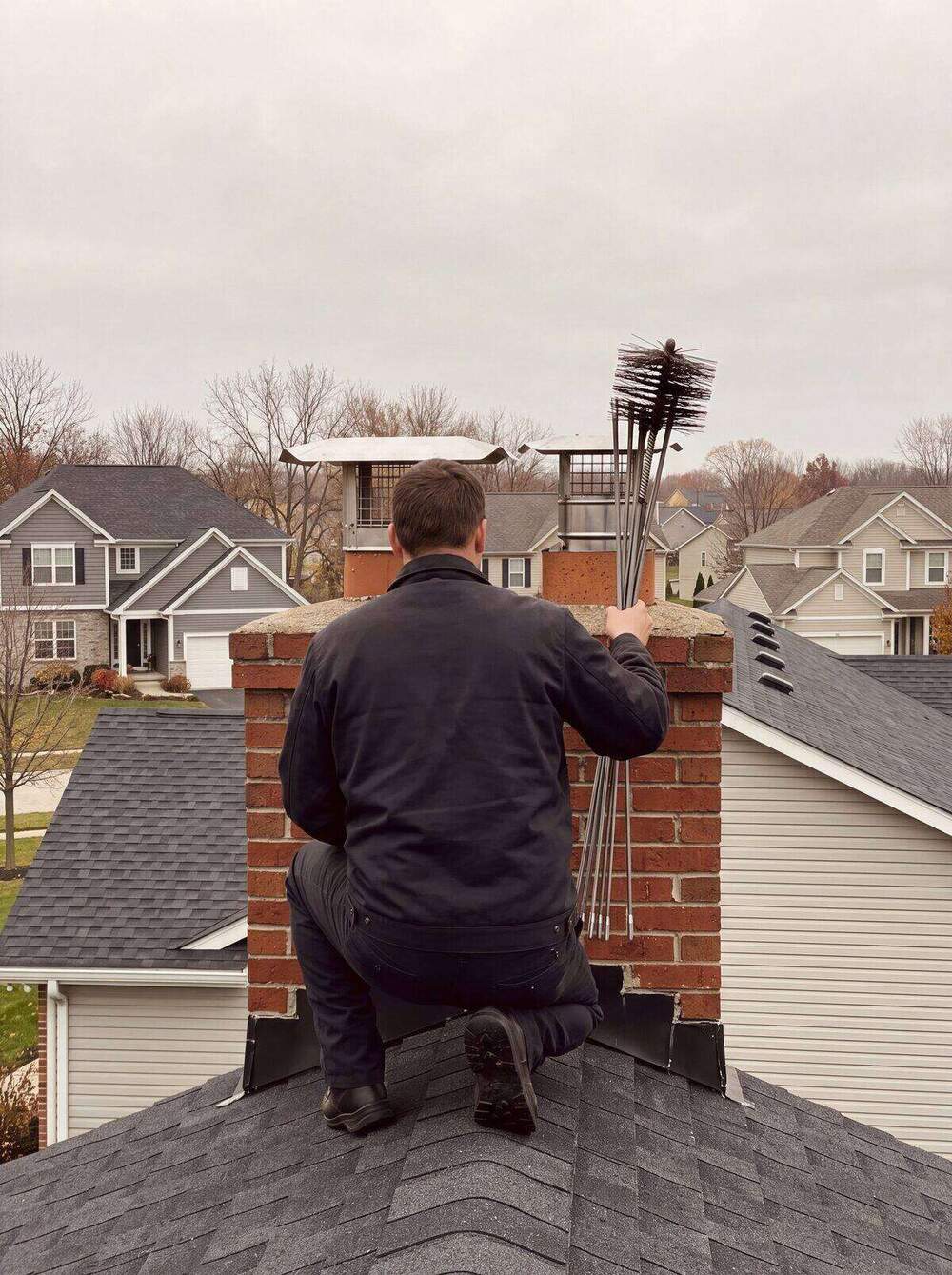 Chimney crown and cap service